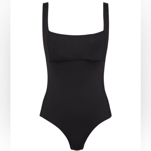🆕 16 • Roots • Black Square Neck One Piece Swimsuit - Picture 7 of 7